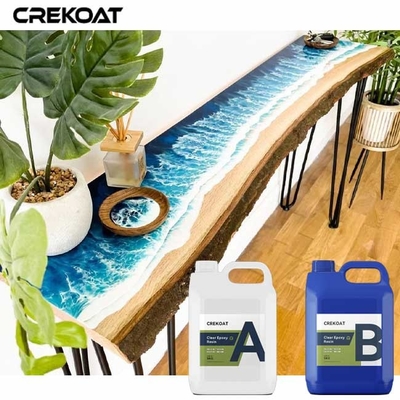 Eco-friendly Clear Epoxy Top Coat Para Countertops River Tables Art
