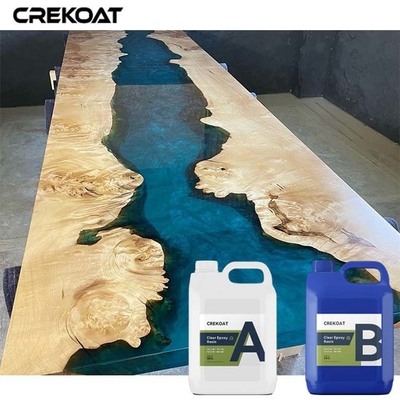 A resina de arte auto-curativa para poços profundos captura a essência da natureza nas margens dos rios