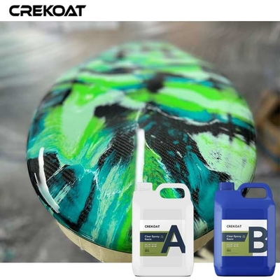 Epoxy sealer de cristal brilhante claro para revestimento superior de barra de resina