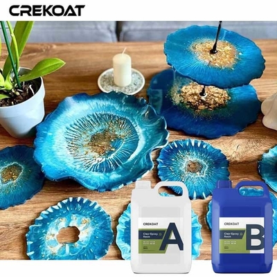 Artesãos preferiram resina epoxi clara para artesanato resistência mais alta amarelecimento