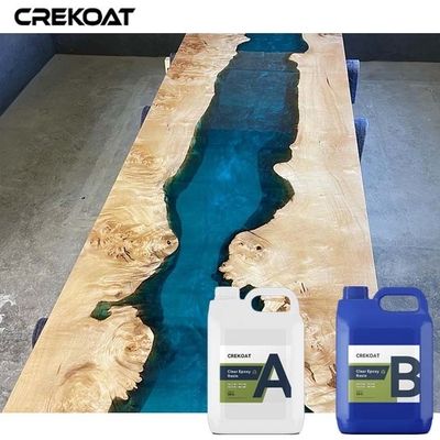 A resina de arte auto-curativa para poços profundos captura a essência da natureza nas margens dos rios