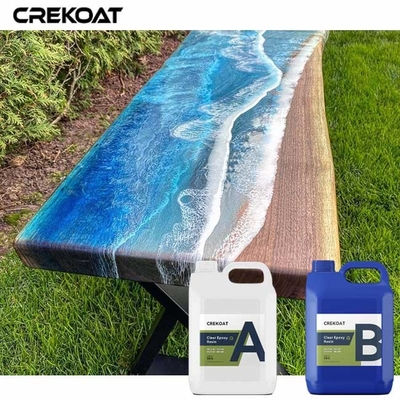 Profundos vítreos do Super Clear derramam a resina de cola Epoxy para tabelas Live Edge Workbenches do rio