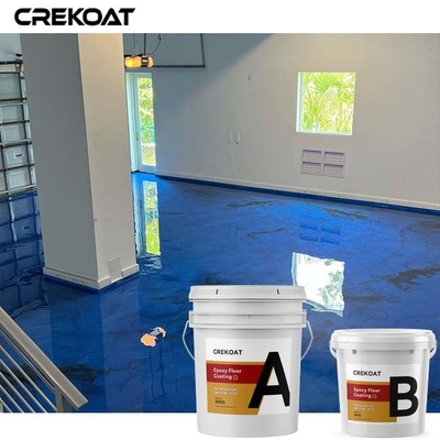 Assoalho metálico lustroso da cola Epoxy que reveste a mancha resistente Nonporous resistente