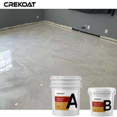 Brilho branco de revestimento do mármore do produto do efeito do assoalho metálico residencial da cola Epoxy