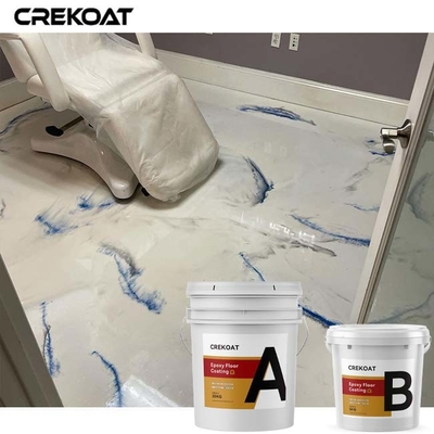 Assoalho metálico branco da cola Epoxy do sobretudo do uretano que reveste higiênico sem emenda