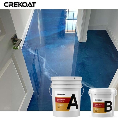 Revestimento metálico do assoalho da resina de cola Epoxy da pérola para salas de exposições dos escritórios de casas
