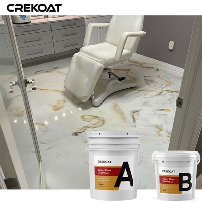 Assoalho metálico branco da cola Epoxy do sobretudo do uretano que reveste higiênico sem emenda