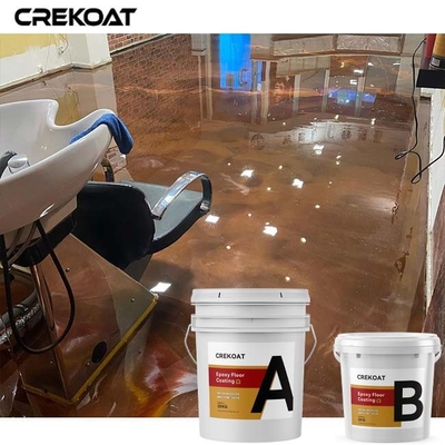 Sobretudo metálico do revestimento do assoalho da cola Epoxy do anti deslizamento higiênico usado nos cabeleireiros