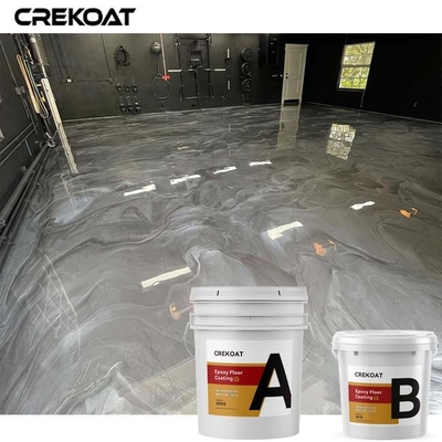 assoalho metálico comercial da cola Epoxy 3d que reveste assoalhos concretos manchados decorativos