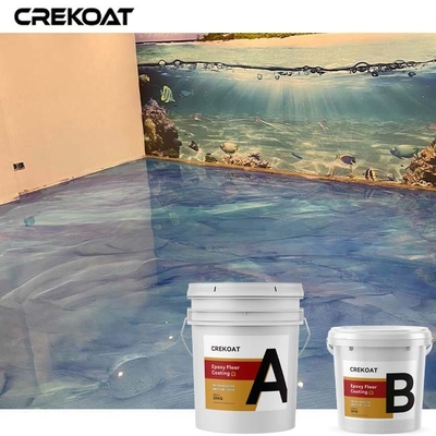 Auto Flowable que nivela o assoalho metálico da garagem da cola Epoxy que reveste a aparência 3D original