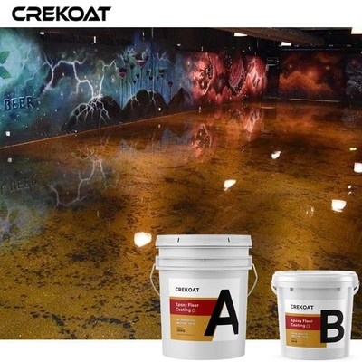 Revestimento metálico contínuo do assoalho da resina de cola Epoxy da rocha para clubes noturnos