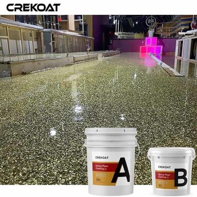 Assoalhos concretos de revestimento da cor do assoalho metálico brilhante da cola Epoxy dos flocos