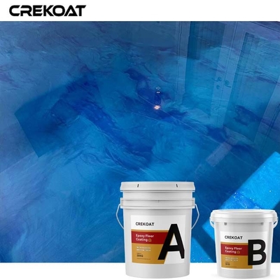 Revestimento metálico concreto novo do assoalho da cola Epoxy para o banheiro do quarto da cozinha