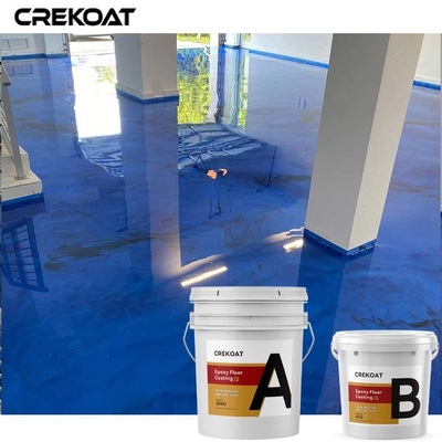 Assoalho metálico lustroso da cola Epoxy que reveste a mancha resistente Nonporous resistente