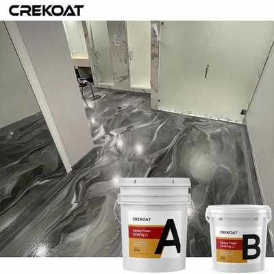 Assoalho metálico residencial da cola Epoxy que reveste o revestimento concreto decorativo
