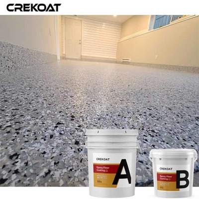 Revestimento de piso de resina aromática epoxi em flocos Personalizar Curagem rápida