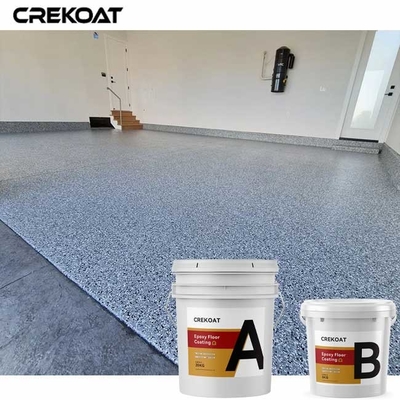 Variações de textura lisa Epoxi revestimento de piso em flocos resistente à umidade para diferentes superfícies