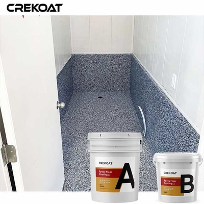 Variações de textura lisa Epoxi revestimento de piso em flocos resistente à umidade para diferentes superfícies