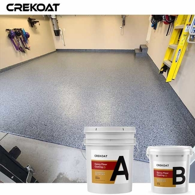 Multi pintura do assoalho da garagem das combinações de cor com dos flocos componentes tóxicos não -