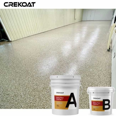 Textura resistente do deslizamento livre interior de Chip Garage Floor Hygienic Surface da pintura do VOC