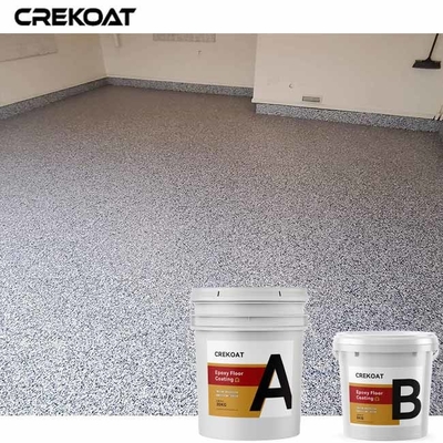 Multi pintura do assoalho da garagem das combinações de cor com dos flocos componentes tóxicos não -