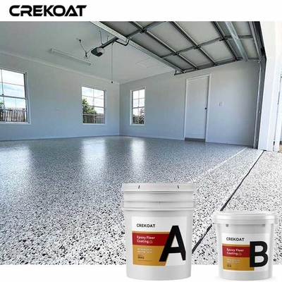 Propriedades hidrofóbicas de transmissão completa piso epoxi repel água para fácil limpeza