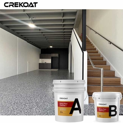 Flocos Decorativos Pavimento Epoxi Camada Superior Limpa Para Espaços Comerciais