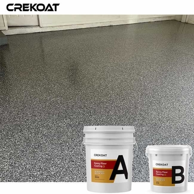 Assoalho feito sob encomenda do floco da cola Epoxy dos testes padrões que reveste a baixa manutenção fácil de limpar