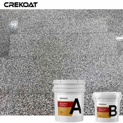 Anti abrasão da baixa cola Epoxy do floco do assoalho da garagem da manutenção não - tóxica