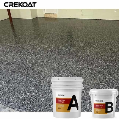 Pintura de piso de concreto anticorrosão com flocos Proteção contra a deterioração do material