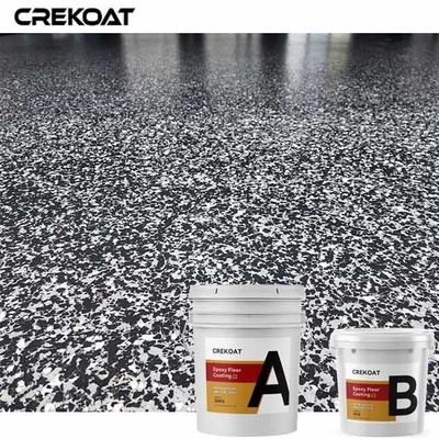 Revestimento de piso em flocos de revestimento transparente a base de água resistente ao desgaste diário