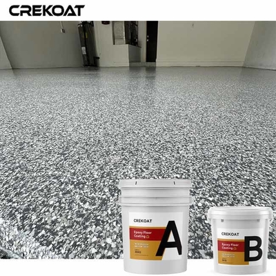 Flocos Decorativos Pavimento Epoxi Camada Superior Limpa Para Espaços Comerciais
