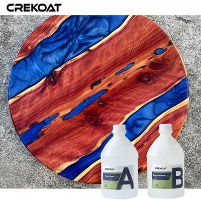 A cura rápida 1/1 Resina epóxi transparente melhora a beleza natural das superfícies de madeira