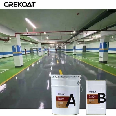 Parque de estacionamento Industrial revestimento de piso epoxi Reparação de argamassa epoxi concreto danificado
