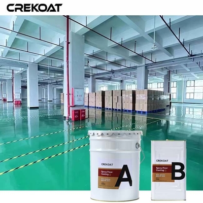 Revestimento industrial de piso epoxi de uso pesado opção decorativa durável para espaços comerciais