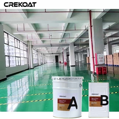 Revestimento industrial de piso epoxi de uso pesado opção decorativa durável para espaços comerciais