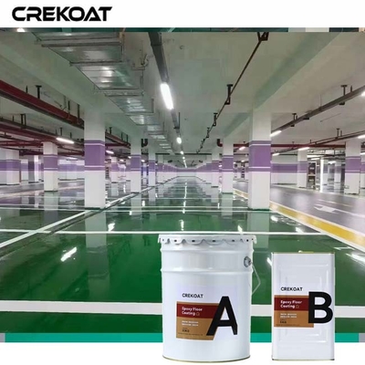 Parque de estacionamento Industrial revestimento de piso epoxi Reparação de argamassa epoxi concreto danificado