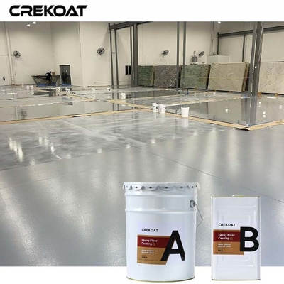 Barreira de vapor de umidade revestimento industrial de piso epoxi em substratos de betão