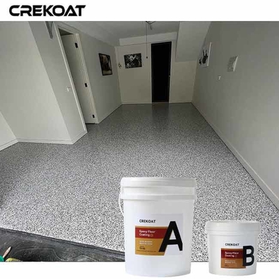Revestimento de garagem de poliespártico transparente de cor vibrante Adesivo para concreto