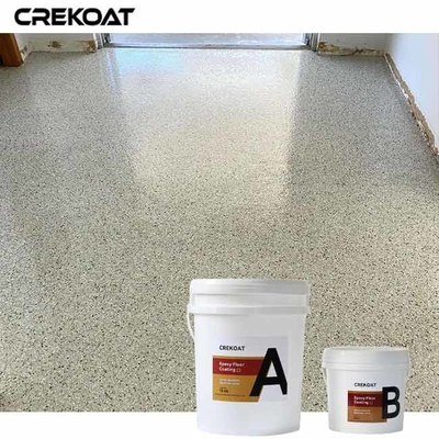 Baixo odor Polyaspartic Floor Flake Gloss Retenção Mantenha o acabamento brilhante ao longo do tempo