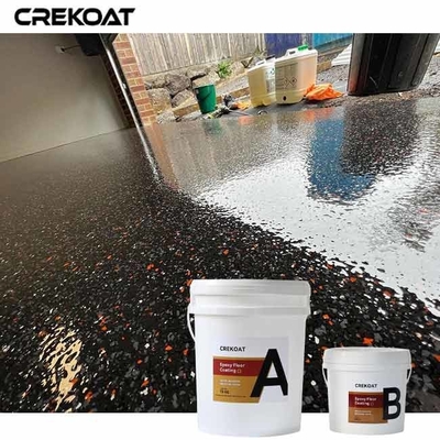 Versatilidade decorativa Melhor revestimento de piso de garagem Polyaspartic para designs únicos