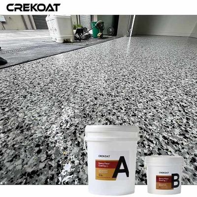 Tempos de cura mais rápidos Polyaspartic Garage Floor Coating Estabilidade UV superior