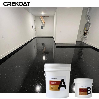 Revestimento de piso metálico epóxi residencial de estética única resistente ao desbotamento devido à exposição a UV