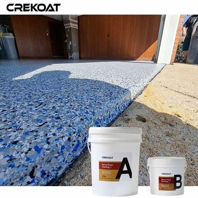 Propriedades anti-corrosivas Pavimento Epoxídico de Flocos Azuis para Indústria