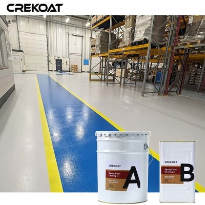 Revestimento industrial de piso epoxi resistente ao tráfego de empilhadeiras equipamento pesado