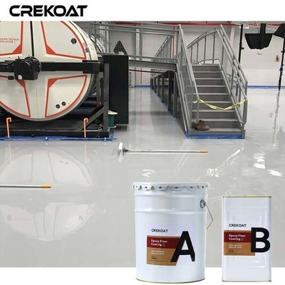 O revestimento de piso industrial de epoxi auto-nivelado garante uma superfície plana e lisa sem esforço