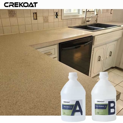 Epoxi limpo com baixo COV para balcões Durabilidade contra arranhões e calor
