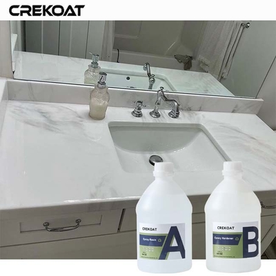 Resina transparente auto-nivelação para cima da mesa acabamento liso clareza excepcional