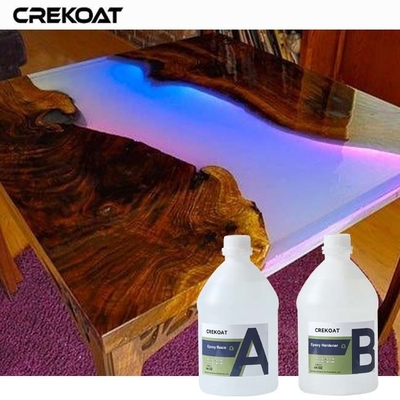 Estabilidade UV melhorada Vidro líquido Deep Pour Epoxy para uma vibração de cor duradoura