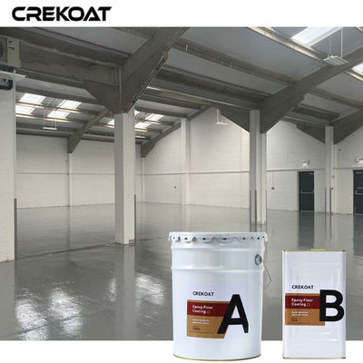 Self Leveling Waterproof Epoxy Floor Coating with 5:1 Mix Ratio and 12 Months Shelf Life